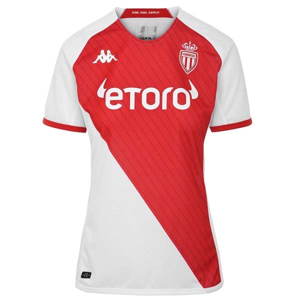 Camiseta AS Monaco 1ª Mujer 2022-2023